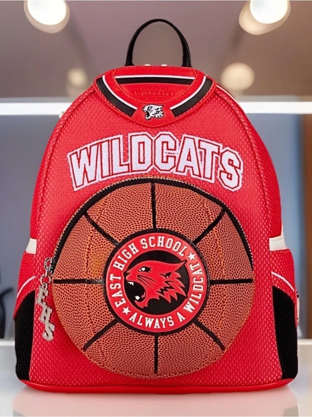 NEW Loungefly High School Musical BOLTON 14 Wildcats Basketball Jersey Backpack